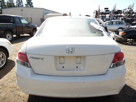 2008 HONDA ACCORD EX-L 4DR WHITE 2.4L AT A17603